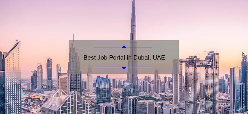 Best Job Portal in Dubai, UAE