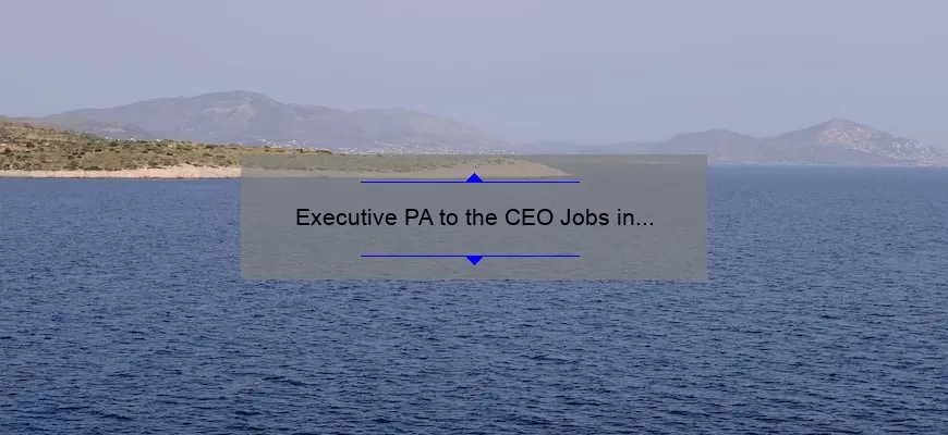 Executive PA to the CEO Jobs in Athens Greek