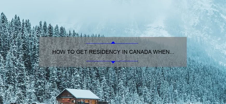 HOW TO GET RESIDENCY IN CANADA WHEN STUDYING A POSTGRADUATE