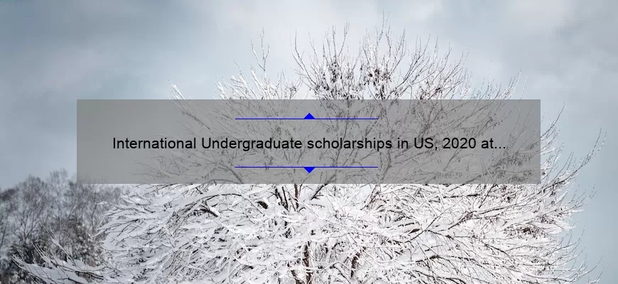 International Undergraduate scholarships in US, 2020 at Kent State University