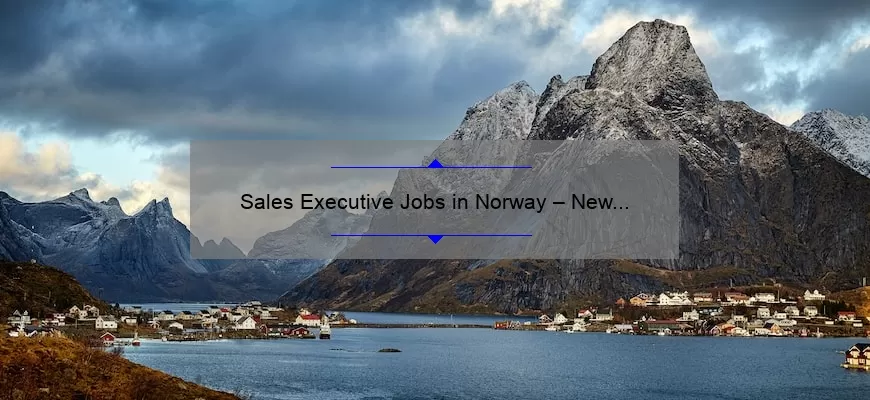 Sales Executive Jobs in Norway – New business (SaaS) FrontCore