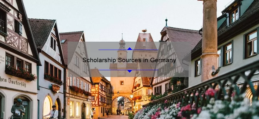 Scholarship Sources in Germany
