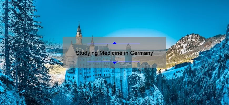 Studying Medicine in Germany