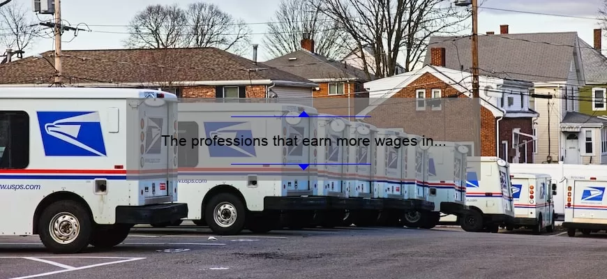 The professions that earn more wages in the US